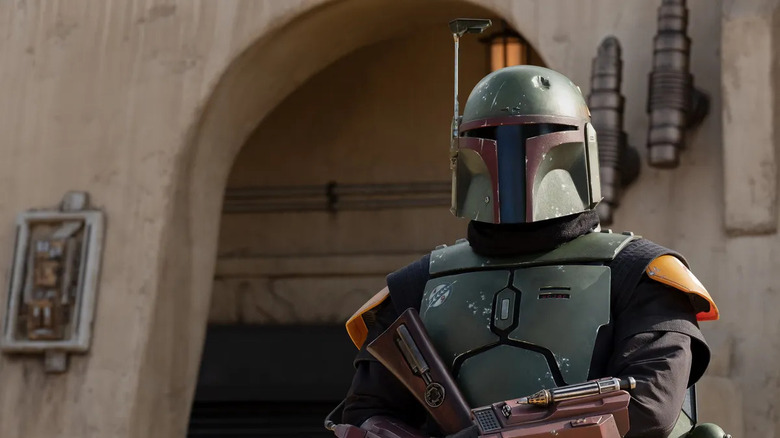 The Mandalorian's Boba Fett standing guard