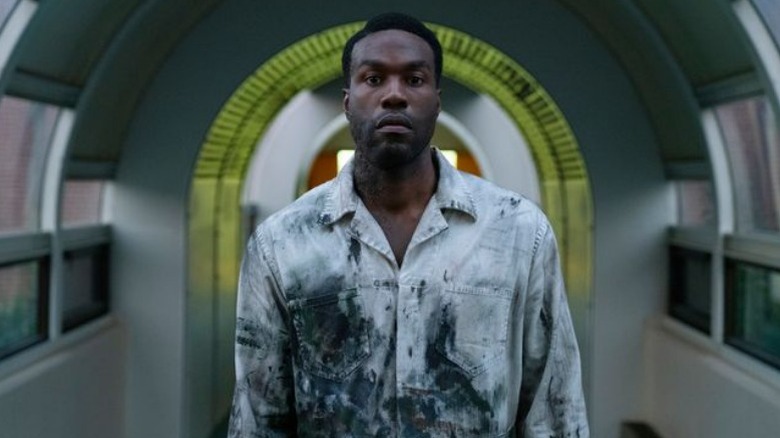 Yahya Abdul-Mateen II bloody shirt