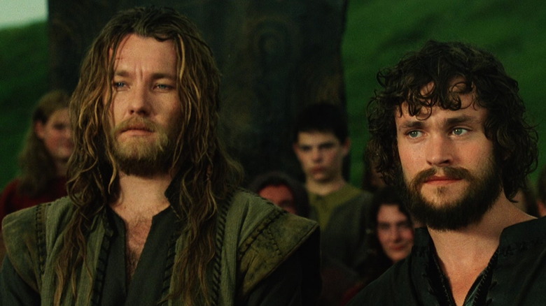 Gawain and Galahad stand side-by-side