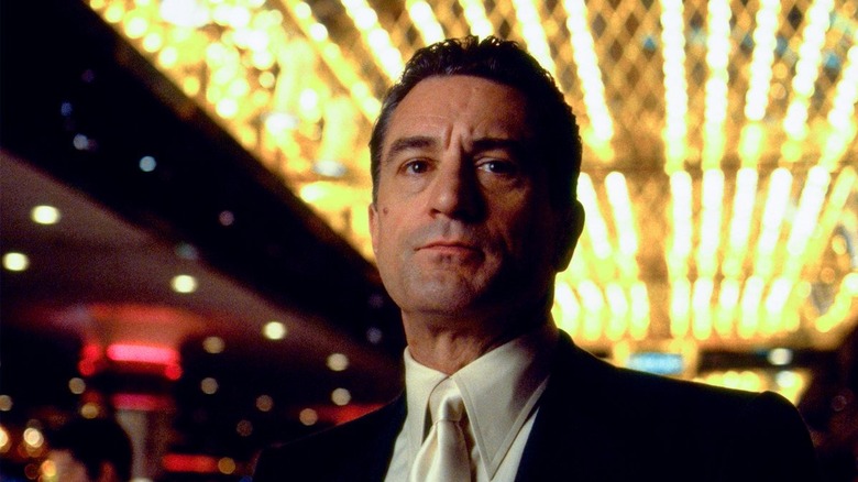 Robert De Niro visits a Casino