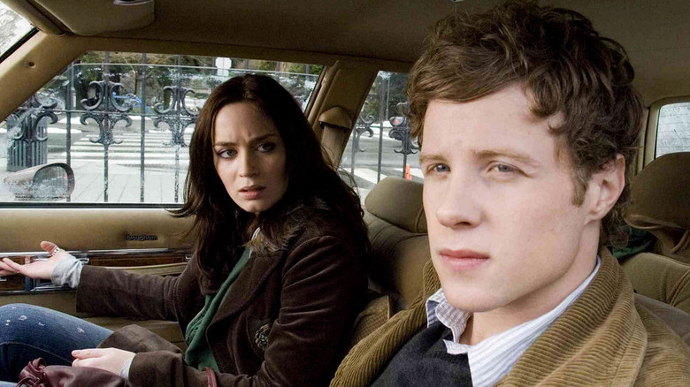 emily blunt ahston holmes in car
