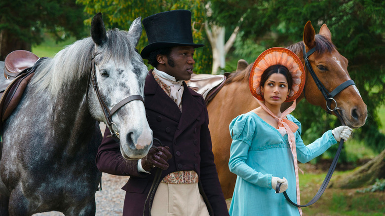 Ṣọpẹ́ Dìrísù and Freida Pinto in Mr. Malcolm's List