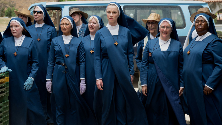 Betty Gilpin in Mrs. Davis