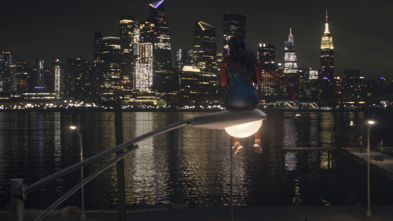 Kamala Khan enjoys the NYC skyline in "Ms. Marvel"