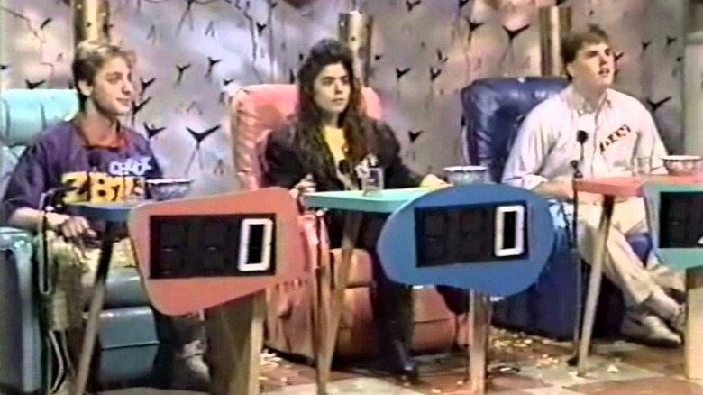 Three contestants on the remote control device in MTV.