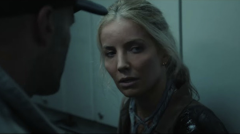 Cole Reed and Angie Ellis have a heart to heart in Mutiny