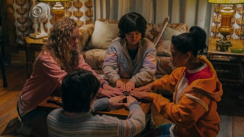 My Best Friend Exorcism's Abby, Gretchen, Margaret & Glee playing ouija