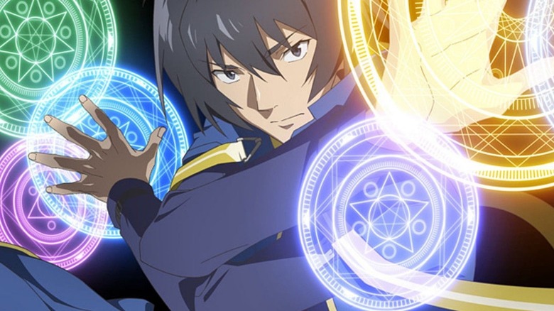 Yūji Sano in a still from the My Isekai Life anime series