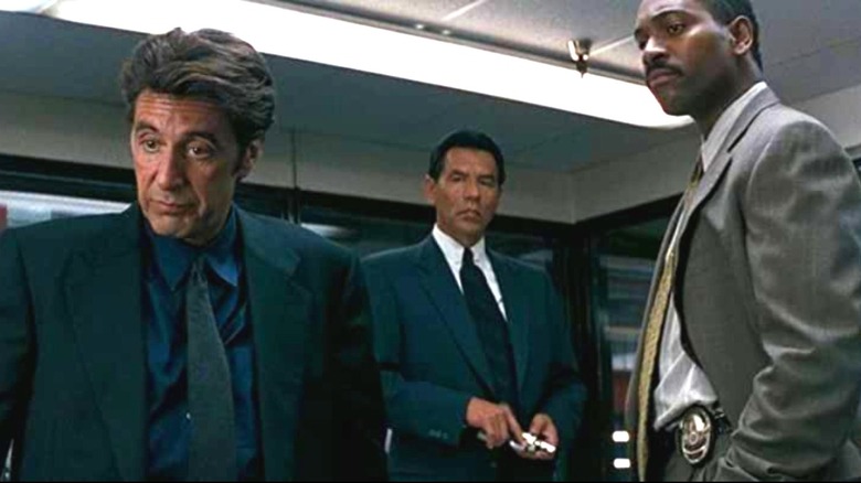 Al Pacino and Mykelti Williamson in Heat