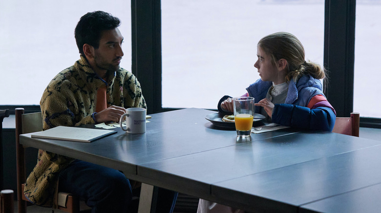 Nabhaan Rizwan and Matilda Lawler in Station eEeven