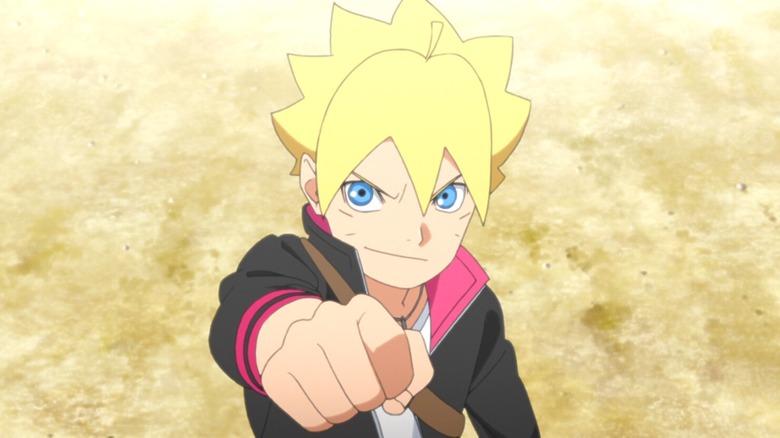 A young Boruto brims with determination in Boruto: Naruto Next Generations