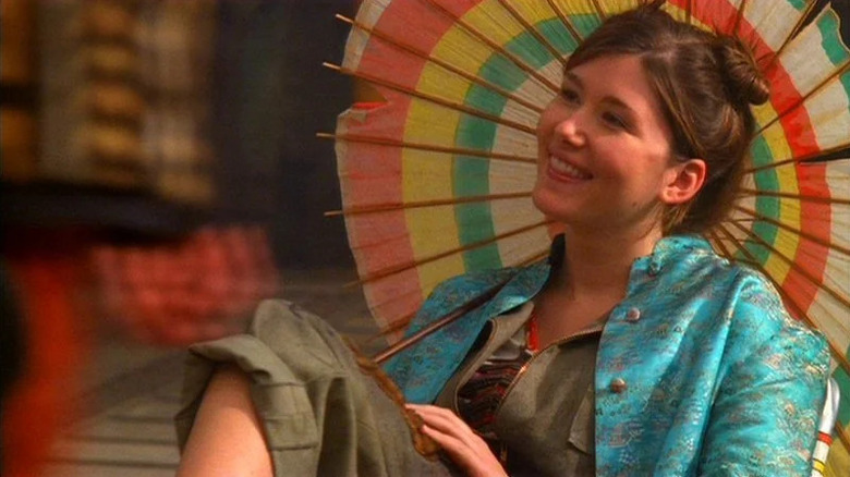 Firefly - Kaylee smiling and holding parasol