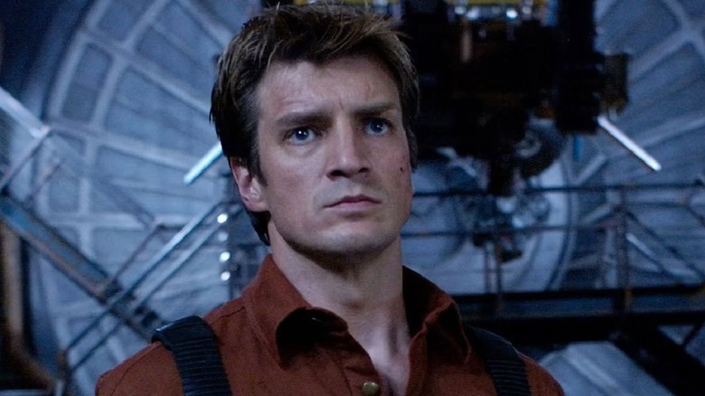 Close-up of Nathan Fillion as Malcolm 