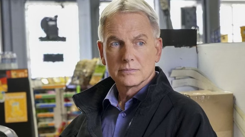 Gibbs sitting down on NCIS