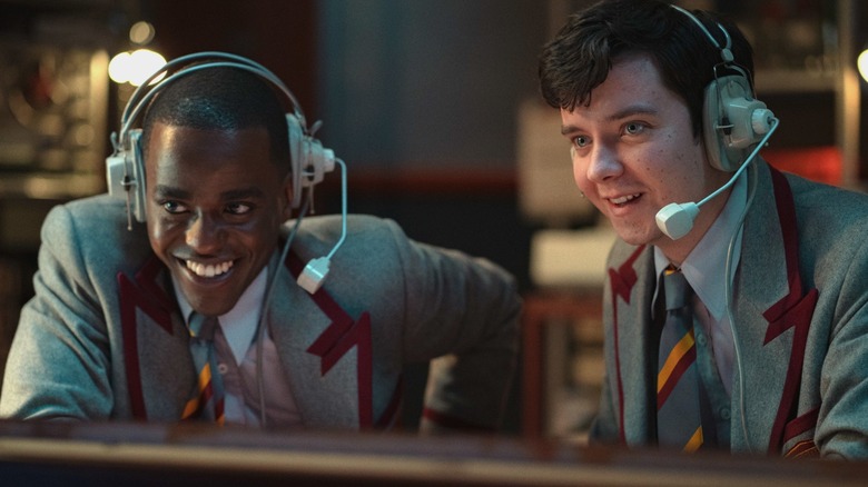 Ncuti Gatwa and Asa Butterfield in Sex Education