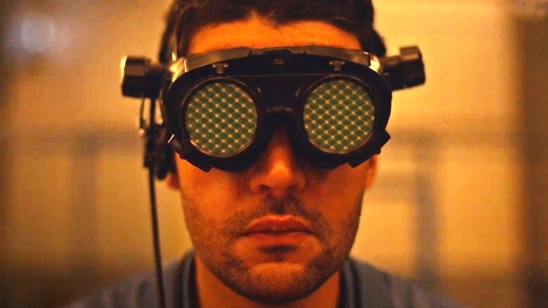 VR headset wearing man