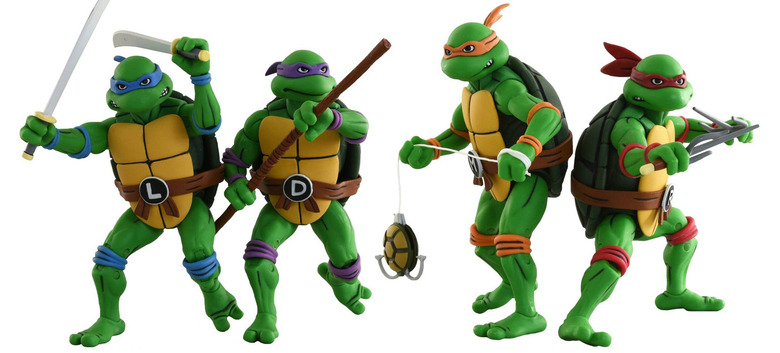 NECA Animated Teenage Mutant Ninja Turtles Action Figures