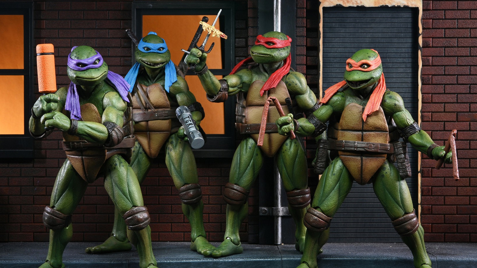 NECA's Teenage Mutant Ninja Turtles II Action Figures And