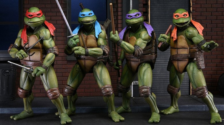 NECA's Teenage Mutant Ninja Turtles II Action Figures And