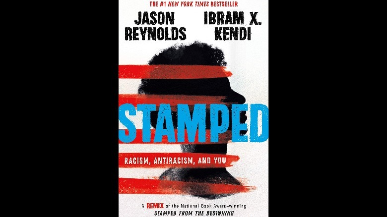 Stamped book cover