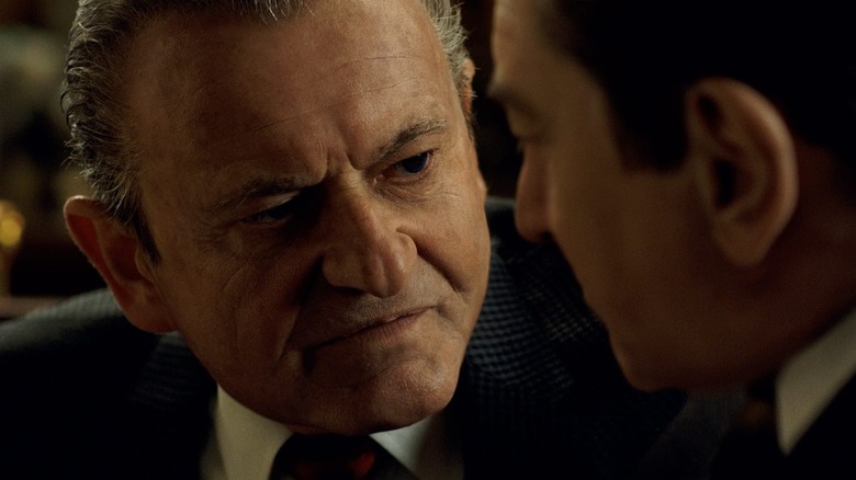 Russell Bufalino talking to Frank Sheeran in The Irishman