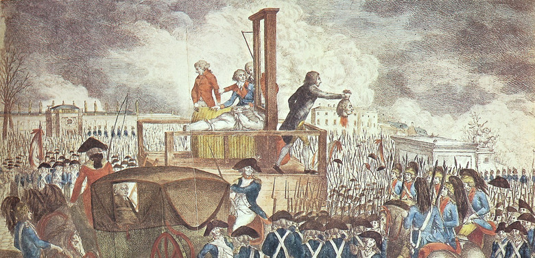 Guillotine Painting - Netflix French Revolution Mystery Series