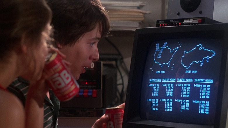 Matthew Broderick and Ally Sheedy in WarGames