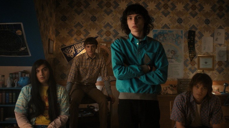 The gang in Stranger Things