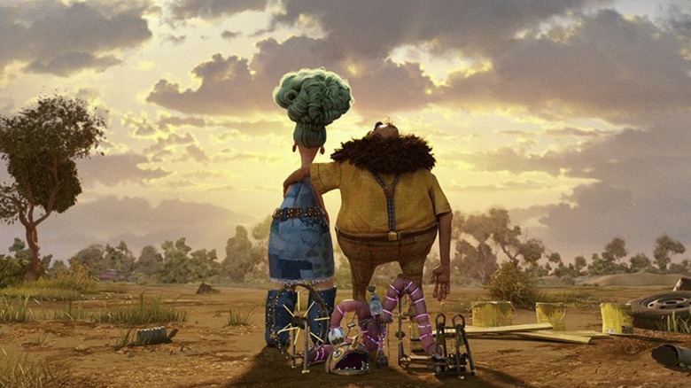 The Twits - Mrs. and Mr. Twit watching the sunrise