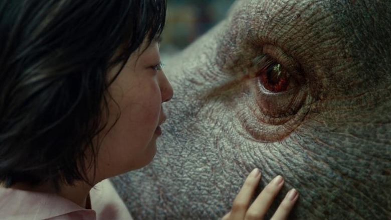 okja mija soothes okja with hand