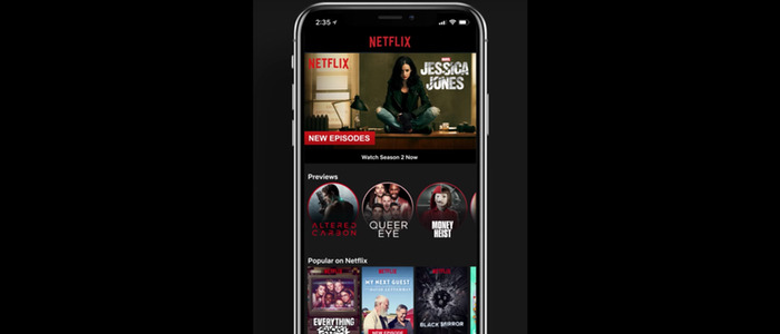 Netflix vertical movie previews