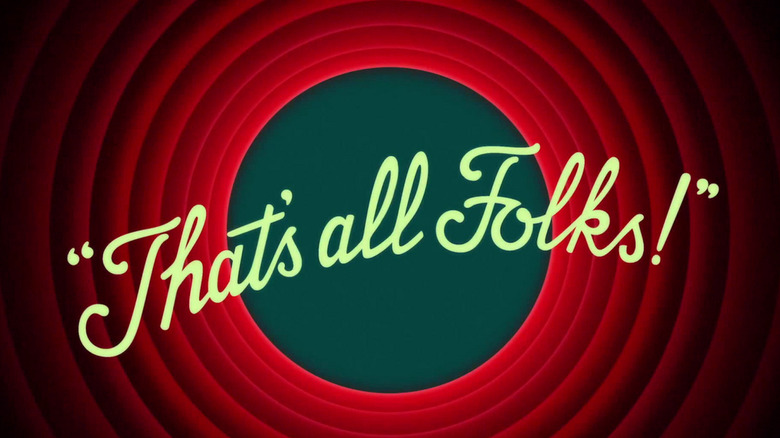 That's All Folks sign from Looney Tunes