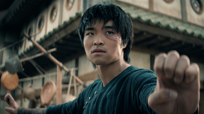 Zuko doing an attack stance and looking very sad as usual in Avatar: The Last Airbender