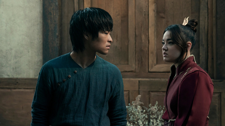 Azula confronting Zuko in Avatar: The Last Airbender