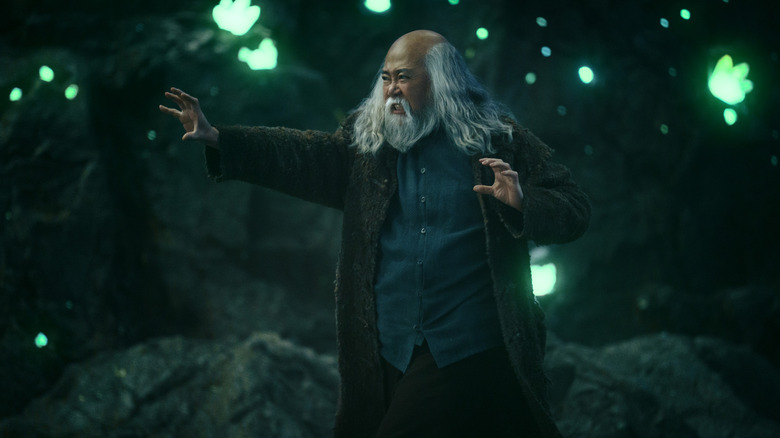 Uncle Iroh fighting in Avatar: The Last Airbender
