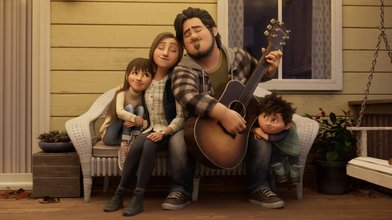 Stevie, Mom, Dad, and Elliot in In Your Dreams