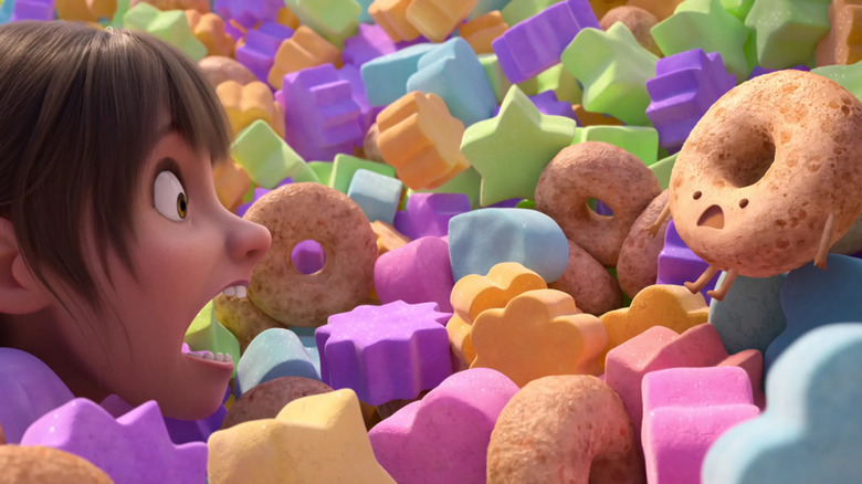 Stevie and a cereal in In Your Dreams