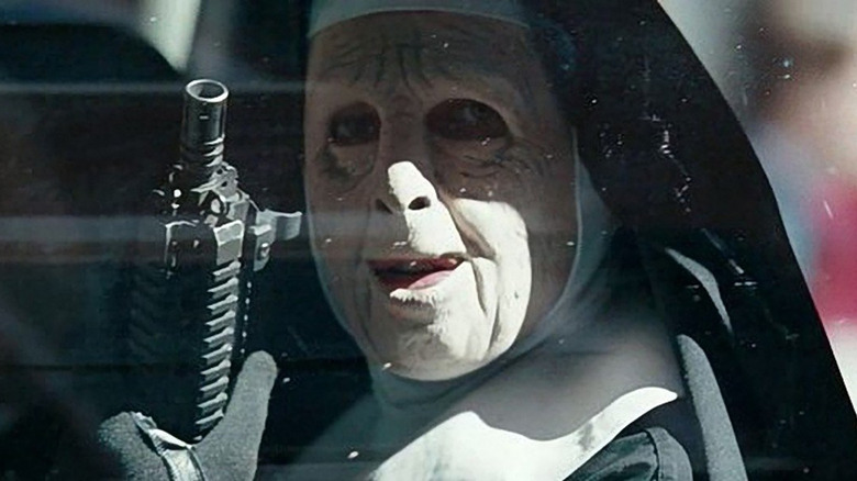 The nun mask in The Town