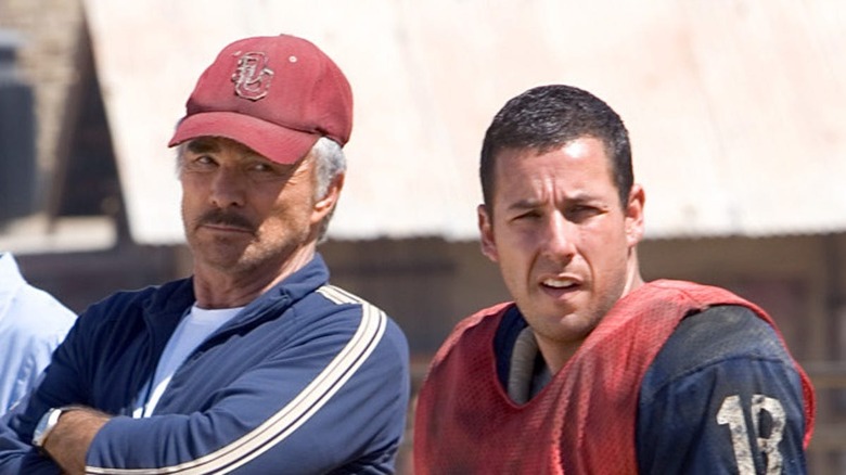 Burt Reynolds and Adam Sandler in The Longest Yard
