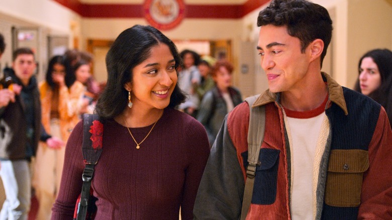 Devi and Paxton in Never Have I Ever