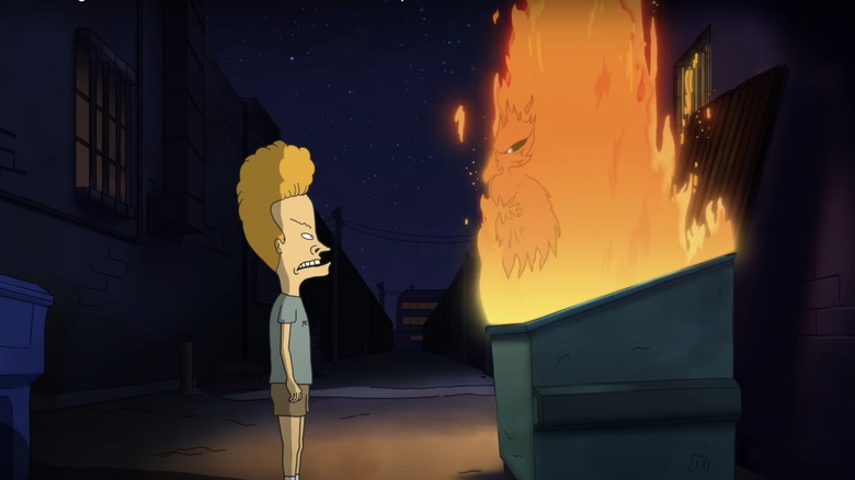 Beavis and the Trash Fire in Beavis and Butt-Head