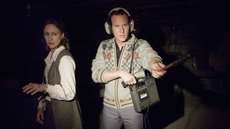Patrick Wilson and Vera Farmiga in The Conjuring 