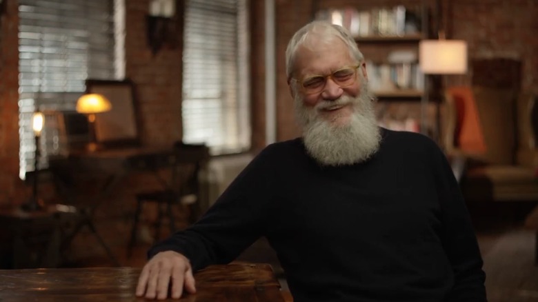 David Letterman in his YouTube announcement video