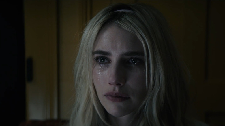 Emma Roberts crying