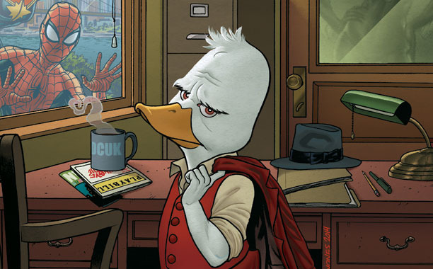 new Howard the duck comic header