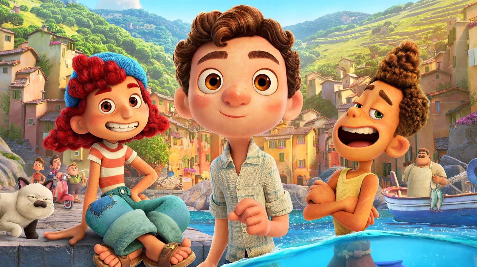 Pixar's 'Luca' Clip: Life On Land Is Dangerous For Kids Who Are Actually  Fish People