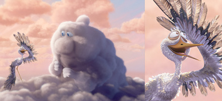 partly cloudy art