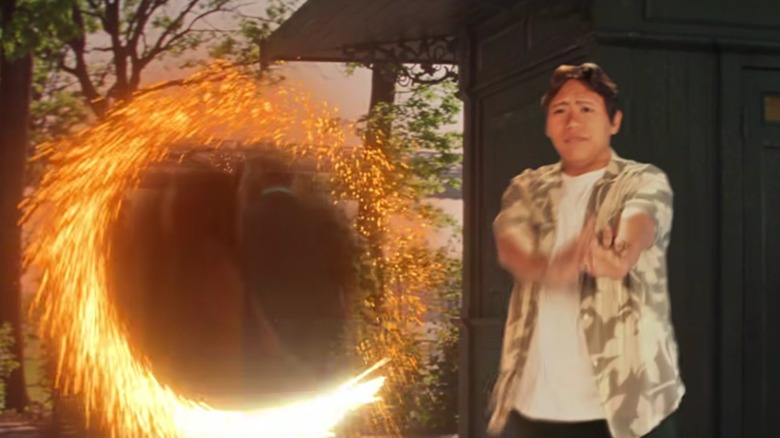 Ned opening golden portal