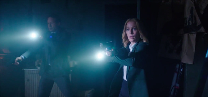 new X-Files footage