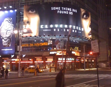 Cloverfield Times Square Billboard